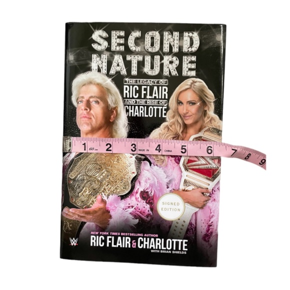 Second Nature Legacy of Ric Flair and Charlotte Signed Edition Book - Picture 4 of 6